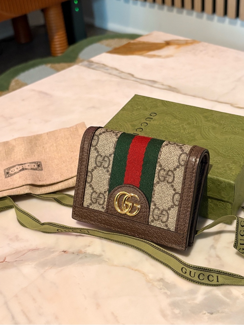 Gucci Ophidia GG Leather Wallet - Picture 2 of 9